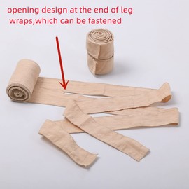 Medieval Mens Viking Cotton Long Puttees Leg Wraps Belt LARP Pirate Cosplay Costumes（Length:165.35 inches）