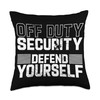 Security Shirts For Men Security Camera Saying Defend Yourself Throw