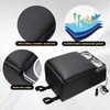 Frtcaty Black Universal Truck Seat/Bench Organizer with LED Light, USB