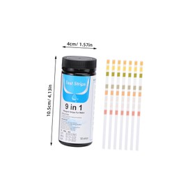 ULTECHNOVO 1set Water Test Test Test Stripes Water Testing Papers Hard Water Tester High Sensitivity Test Strips Water Hardness Test Tester Test Paper 50pcs
