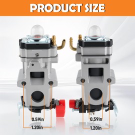 A021004920 Carburetor Kit for Echo PB8010H PB-8010T PB9010T PB-9010H 2-Cycle Model Backpack Blower, for Shindaiwa EB810 EB810RT EB 910RT with 90195Y Fuel Hose