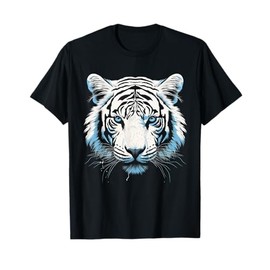 White Tiger Blue Eyes Wild Cat Animal T-Shirt