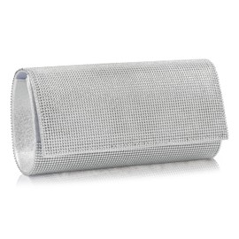 MICHELLE MOON - Elegant Women's Clutch Bag for Weddings, Parties and Events | Clutch Bag with Chain Shoulder Strap, Ideal as an Elegant Ladies Handbag with Glitter or Handbag for Special Occasions,