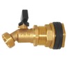 Joywayus Brass Water Container/Rain Barrel Spigot 3/4" Threaded Quarter Turn