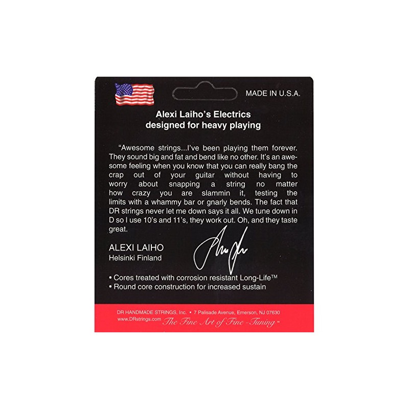 DR Strings Alexi Laiho Signature Electric Guitar Strings - Lite