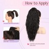 HOOJIH Ponytail Extension, Clip in Ponytail Hair Extension 22 Inch