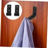 STOBAZA 2 Pack Hooks Wall Mount Hooks Foldable Towel Holder