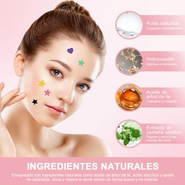 600pcs Pimple Patches, Pueden Absorber la Secreción. Parches para Acne, Calcomanías de Puntos Hidrocoloides Ultrafinas que Proporcionan una Curación óptima para Espinillas (600pcs)