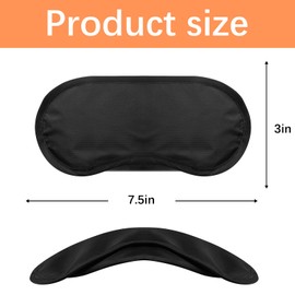 40 Pcs Eye Mask Sleep Masks Bulk Blindfolds for Team Building Party Games with Nose Pad and Adjustable Strap for Women Men 4 Layers Black Blindfold Sleeping Mask