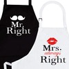 Nomsum Apron Set, Kitchen Couples Gift Set for Engagements, Weddings,