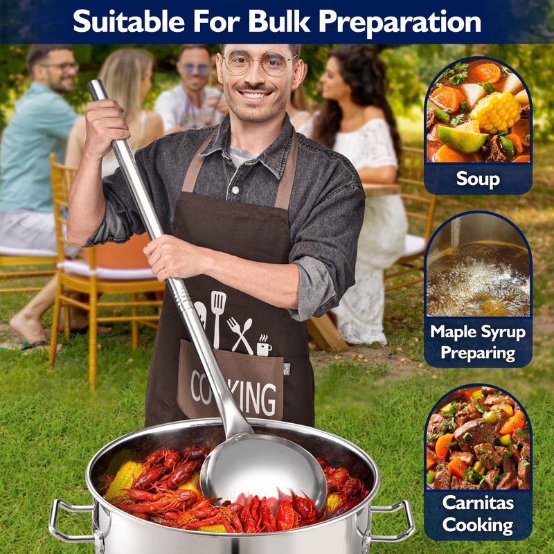 ARC LS121 48 Inch Stainless Steel Crawfish Boil Spoon Mixing