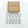 JOLIRSBOX Carabiner Stainless Steel Spring Hook Carabiner Set 1.6 inches