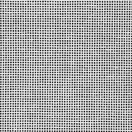 Zweigart Deluxe Mono Orange Line Needlepoint Canvas, 14 Mesh, White 18" X 20"