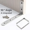 Luomorgo 16 Pcs L Shaped Brackets for Shelves - Heavy