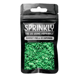 SPRINKLY - Matt Stars - Green - 25g