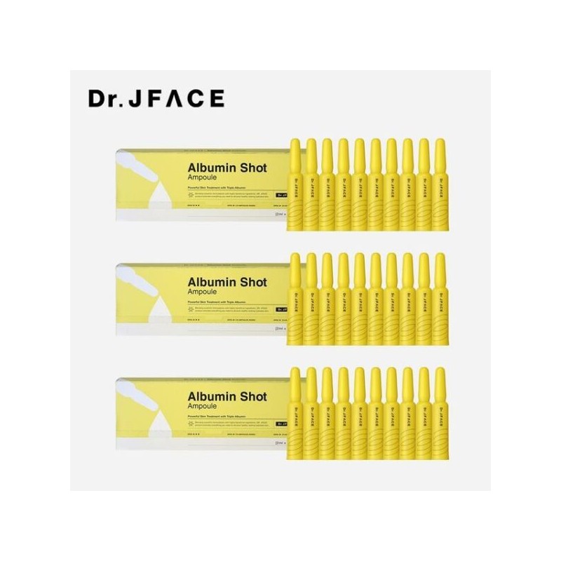 Dr. J.Face Albumin Shot Ampoule (2mlX10ea)X3 Box Single Option /
