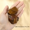 XIANNVXI Tiger's Eye Raw Crystals, 1.8-2.2inch Healing Crystals Natural Rough