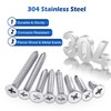 520PCS Wood Screws Assortment Kit - Stainless Steel Self Tapping