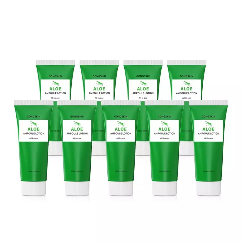 GongSkin 공스킨 알로에 앰플 올인원 로션 100ml 9개_H Gongskin Aloe
