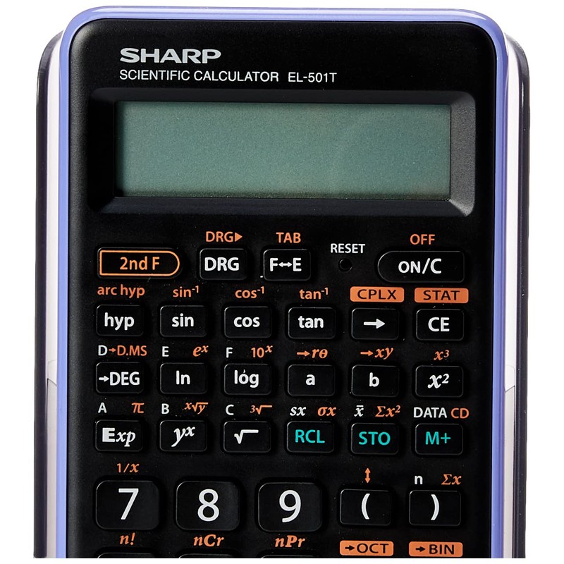 SHARP CALCULATOR SCIENTIFIC EL501TBVL,Black