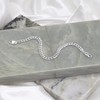 Men's Flat Curb Chain Necklace/Bracelet Chain Link Flat Square Sterling