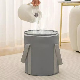 풋워시 접이식 족욕기 플립형 탕기 각탕기 발목욕욕 습식 풋케어 관리 휴대용 Foldable Foot Wash Basin Flip Type Soaking Tub Foot Spa Care Management Portable [Blue]