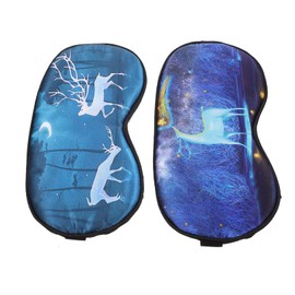 LALAFINA Portable Eye Cover Sleep Blindfold Cool Design Pcs Eye Shade for Home Office Travel Car Conference