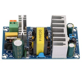 Omabeta Power Supply Module, WX-DC2412 Converter AC85V-245V to DC24V Power Supply Module 4-6A Step-Down Board for Industrial Electrical