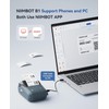 NIIMBOT B1 Bluetooth Label Printer with 3 Labels, Wide Waterproof