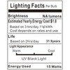 GOHDLAMP LED Black Light Bulb 15W Blacklight Bulbs LED Not-Dimmable,