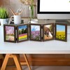 Covzoe 5 Folding Accordion Picture Frame, 4 x 6 Inch