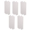5 hojas de placa de mica para horno de microondas,