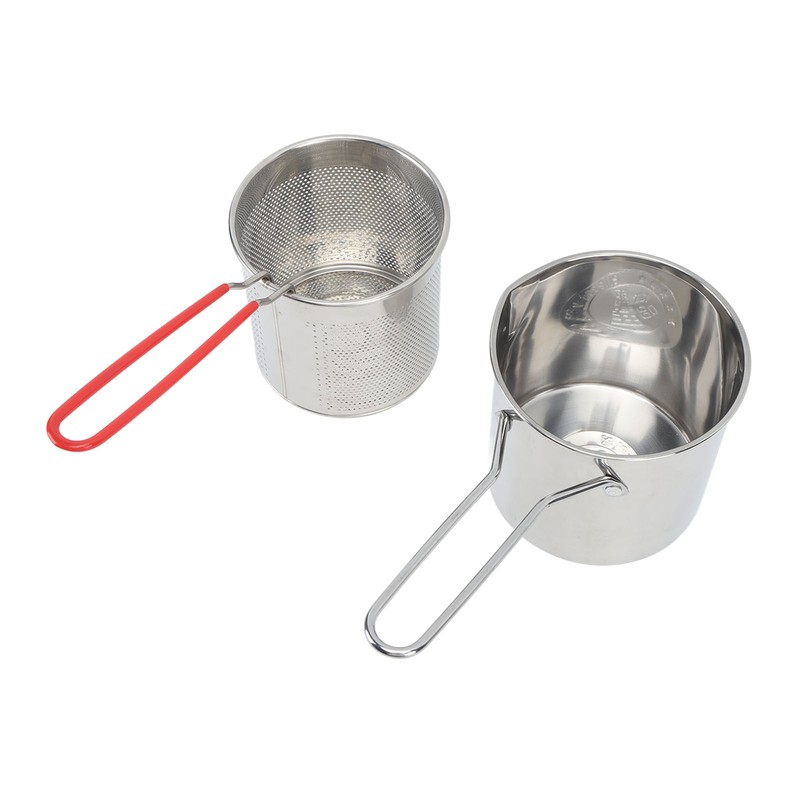 Small Deep Fryer Pot Stainless Steel Olecranon Type Diversion Japanese