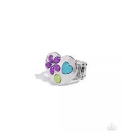 Paparazzi Jewelry Accessories - Spirited Shapes - Purple Ring - NEW!!