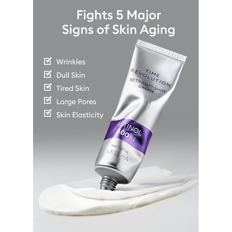 Crema Time Revolution Retinol 500 Shot Cream 60ML