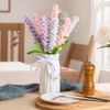 Plush Artificial Lavender Bouquet,Faux Lavender Flowers Bunches for Home Decor,6