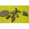 Kmac 18-8 Stainless Steel Set Screws, Brass Tip, 8-32 x