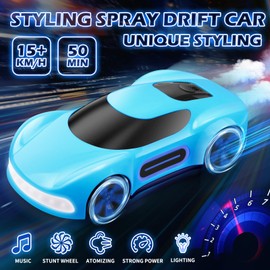 Britik Remote Control Car Toys for 3-10 Year Old: Stunt RC Drift Car Electric Remote Controlled Auto Gifts for Boys Girls Age 3 4 5 6 7 8 9 10 Birthday Presents Toy for Children Racing Game Toy Blue