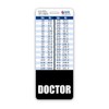 Doctor Badge Buddy Vertical w/Height & Weight Conversion Charts (Oversized,