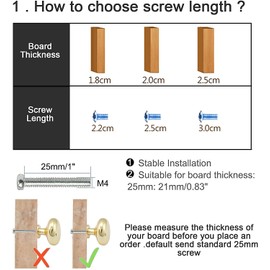 Powerful Drawer Knob Cabinet Handles Door Knobs Cabinet knobs with Screws (B-4pcs)