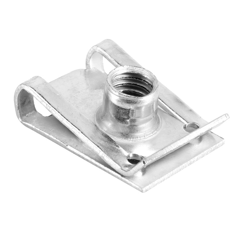 75pcs Fairing Bodywork Panel U Clips Clamp M6 U Nut