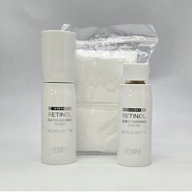 IOPE Retinol Super Bounce Serum 20ml + 15ml + 20 cotton pads / 아이오페 레티놀 슈퍼 바운스 세럼 20ml + 15ml + 화장솜 20매