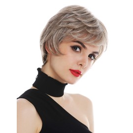 WIG ME UP - DW2439-MT-PEARLMIX wig women's wig monofilament short light brown silver silvery blonde highlights
