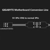 LICHIFIT 5V 3PIN RGB VDG Conversion Line Cable Connector for