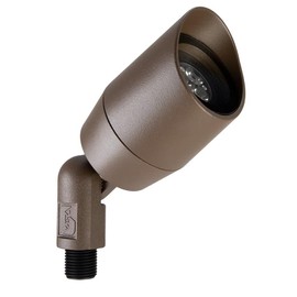 SPW Vista Professional Outdoor Lighting GR-5006-Z-4.5-W-36 Up Light/Accent Landscape Lamp with Aluminum Housing & Architectural Bronze Finish (Includes 4.5W 2950K 36 Degree LED)
