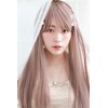 All Grade Pure Straight Heat Resistant Grey Lavender