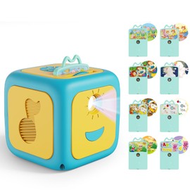 Story Projector for Kids, Story Machine with Early Learning, Music, Night Sky Lights, Storybook Projector, Moonlight Storytime Projector, Story Telling Toy for Toddlers, Gift for Kids Aged 3+