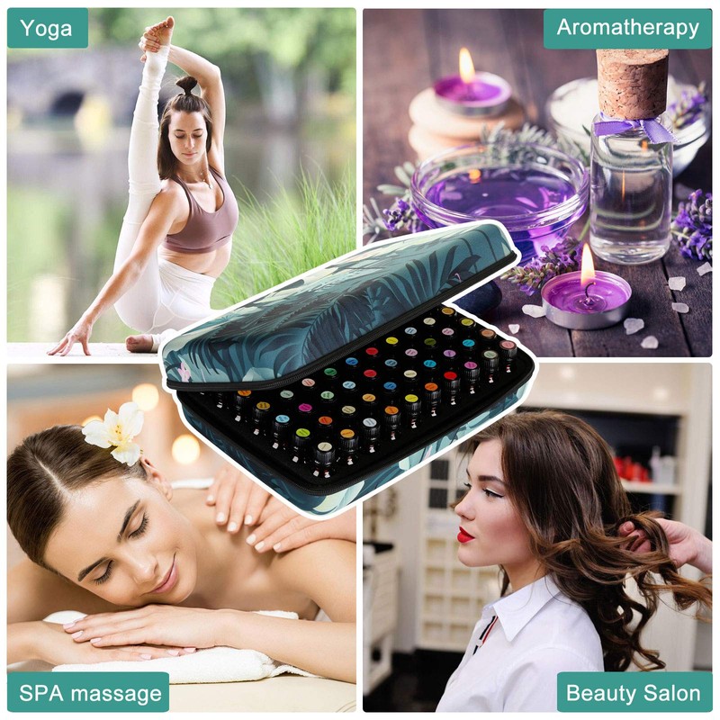 FITNATE 70 Bottles EVA Essential Oil Case Shockproof, Waterproof and