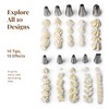 Kayaso Cake Decorating Icing Piping Tip Set, 10 X-large Decorating