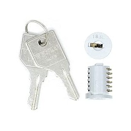 HON 194E Lock Core Kit with 2 Keys - Satin